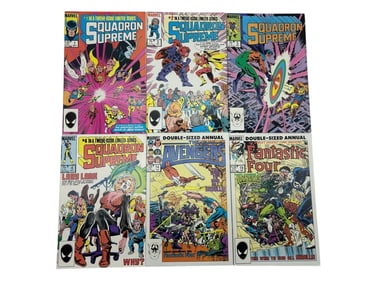 LOT OF 6 MARVEL COMICS