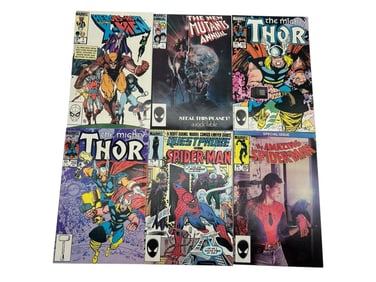 LOT OF 6 VINTAGE MARVEL COMICS