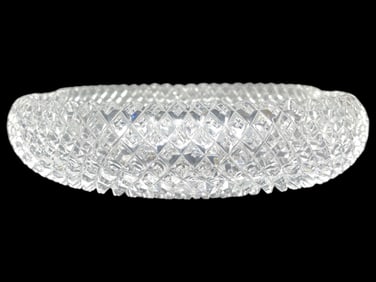 LARGE CUT CRYSTAL CENTER BOWL, 8.5"