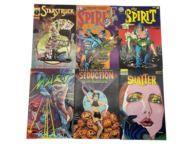VINTAGE INDIE COMIC LOT OF 6