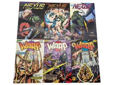 VINTAGE INDIE COMIC BOOK LOT OF 6