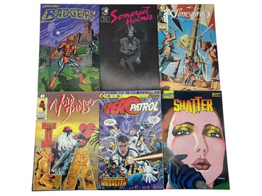 1980s INDIE AND EXPERIMENTAL COMIC LOT OF 6