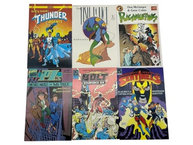 LOT OF 1980s INDEPENDENT COMICS LOT OF 6