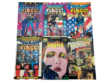 LOT OF 6 CULT CLASSIC 1980s INDEPENDENT COMICS