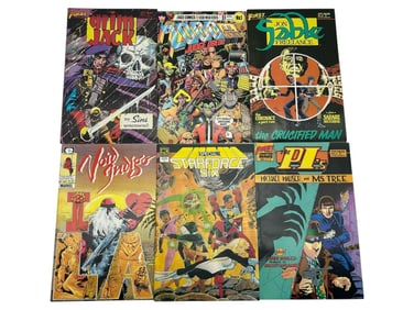 LOT OF 6 CULT-FAVORITE INDEPENDENT COMICS