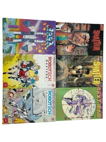 LOT OF 6 VINTAGE SCI-FI AND MECHA-THEMED COMICS