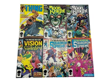 LOT OF 6 VINTAGE MARVEL COMICS
