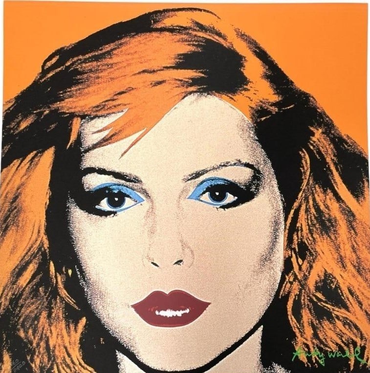 AFTER ANDY WARHOL DEBBIE HARRY CMOA LITHO 23.5" (1 of 7)