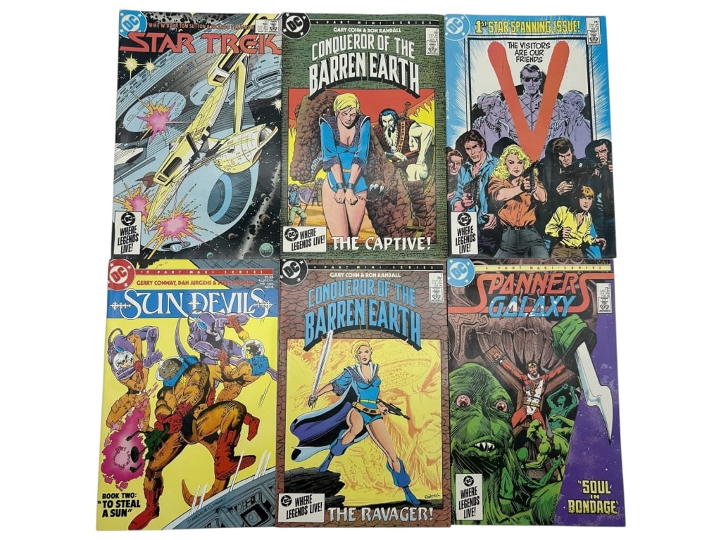 LOT OF 6 DC SCI-FI COMICS (1 of 9)