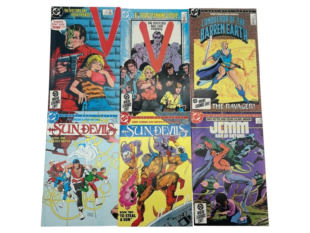LOT OF 6 VINTAGE DC COMICS (1 of 9)