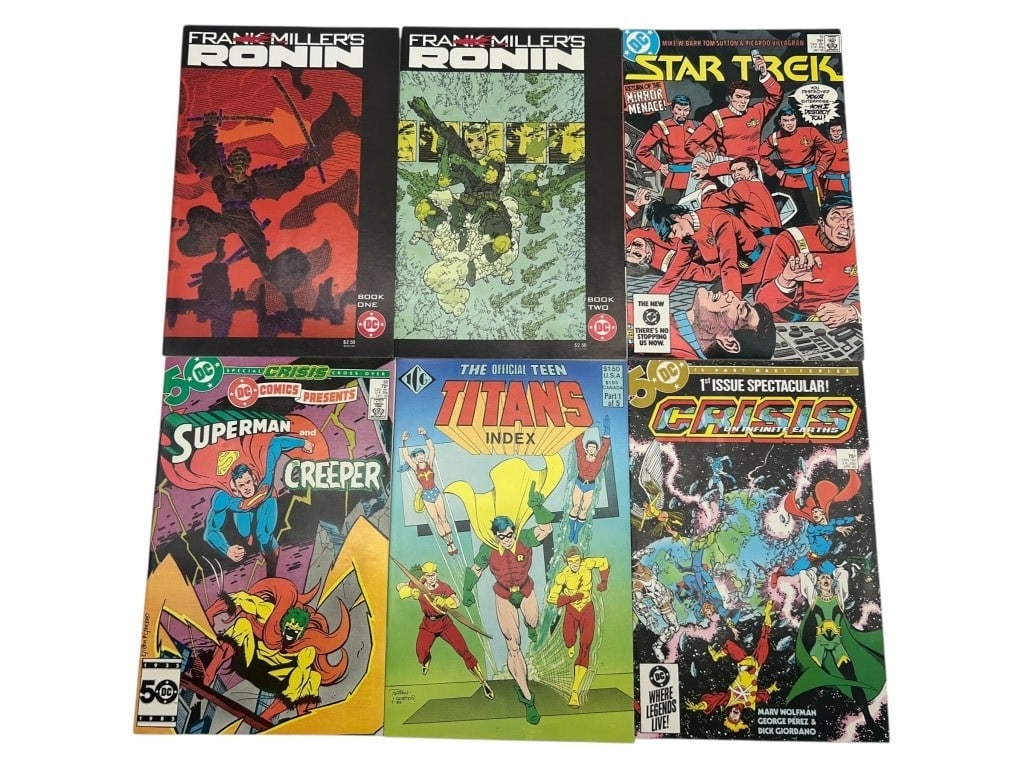 LOT OF 6 DC COMICS (1 of 9)