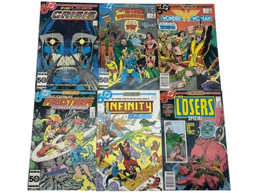 LOT OFF 6 VINTAGE DC COMICS
