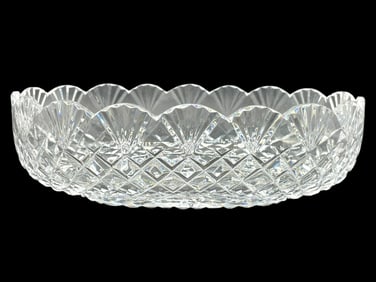 WATERFORD CRYSTAL EMILY OVAL BOWL 10.5"