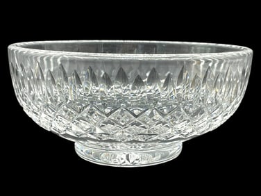 STUART SHAFTESBURY CRYSTAL ROUND BOWL 8"