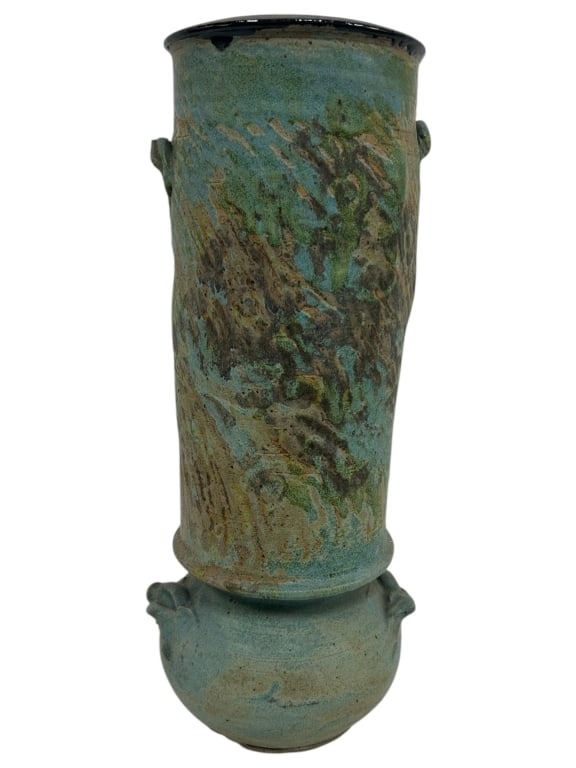 TALL STUDIO ART POTTERY VASE 20" (1 of 4)