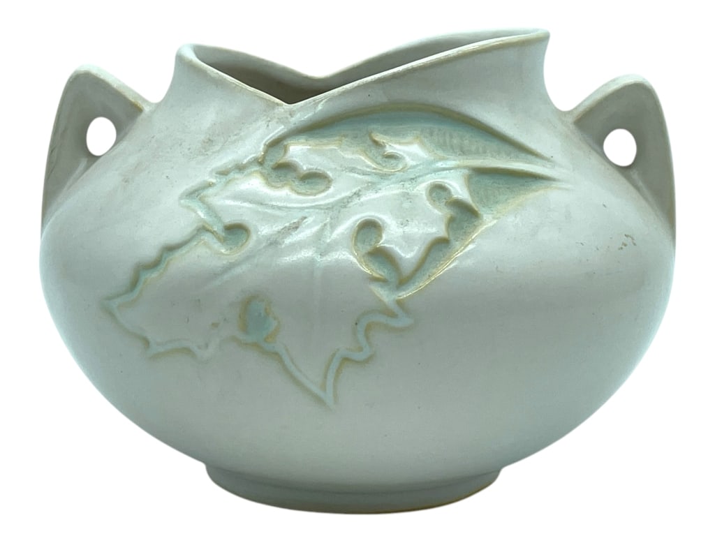 ROSEVILLE POTTERY SILHOUETTE OAK LEAF VASE 4" (1 of 5)