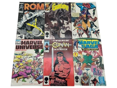 LOT OF 6 VINTAGE MARVEL COMICS