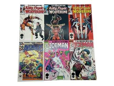 LOT OF 6 VINTAGE MARVEL COMICS