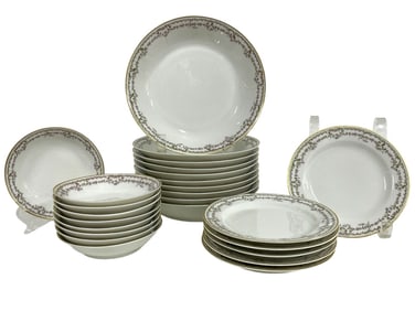 HAVILAND & CO. LIMOGES SET OF BOWLS & MINI PLATES