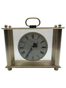 SEIKO QUARTZ MANTEL CLOCK 9"