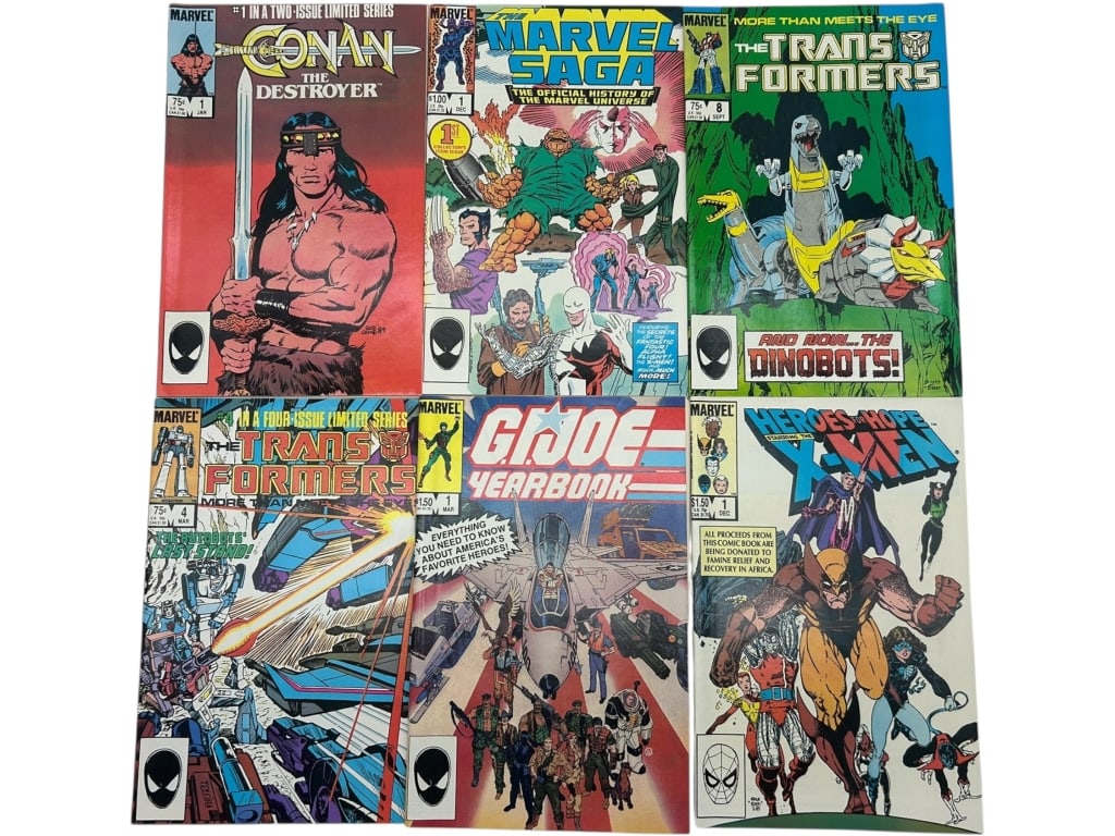 LOT OF 6 VINTAGE MARVEL COMICS (1 of 9)
