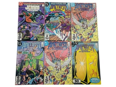 LOT OF 6 DC COMICS FEATURING AMETHYST