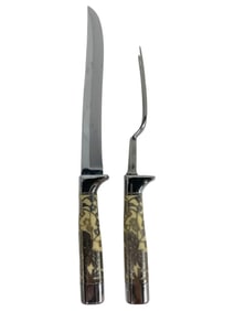CARVEL HALL VINTAGE ORNATE CARVING SET