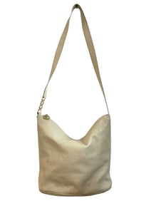 BY PALOMA PICASSO WHITE LEATHER SHOULDER BAG
