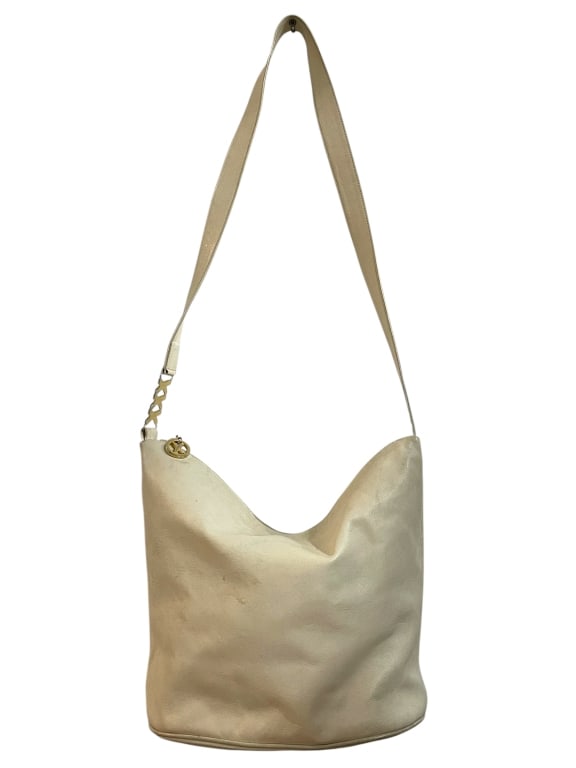 BY PALOMA PICASSO WHITE LEATHER SHOULDER BAG (1 of 14)