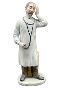 PORCELAIN DOCTOR FIGURINE 8.5"