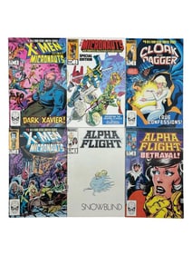 LOT OF 6 MARVEL COMICS