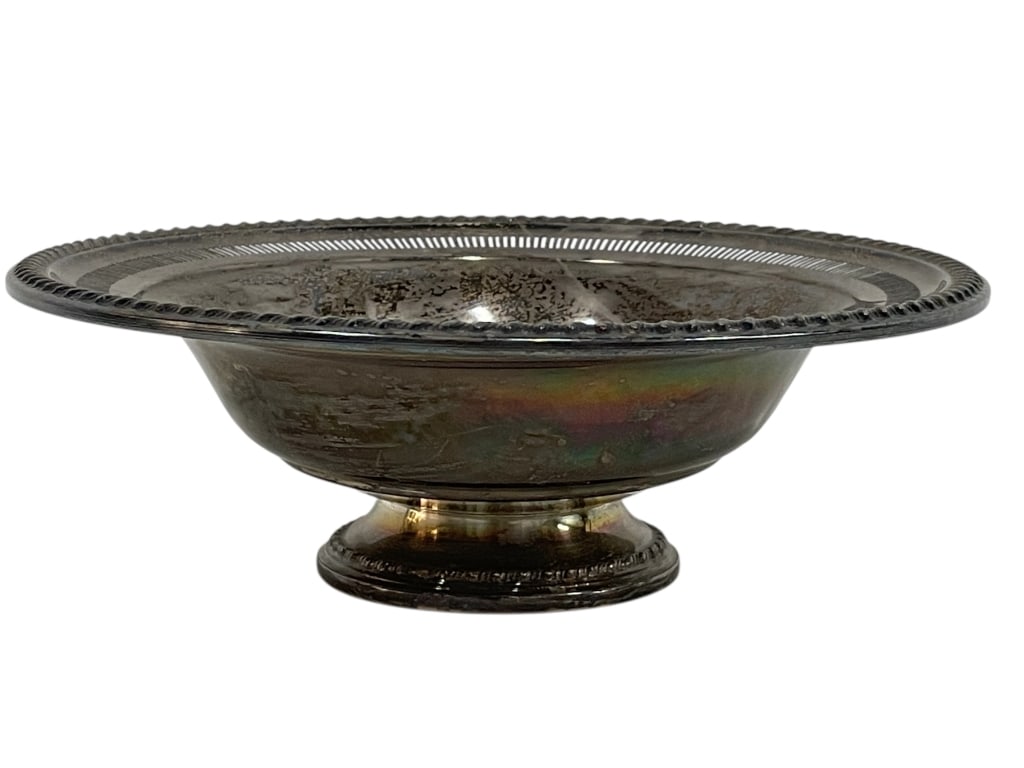 ROGERS STERLING WEIGHTED PEDESTAL BOWL 306.8G (1 of 6)