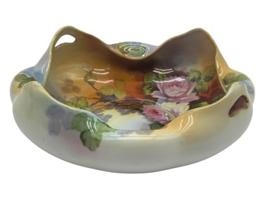 VINTAGE BAVARIA Z.S. & CO. FLORAL BOWL