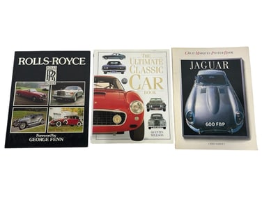 SET OF 3 COLLECTIBLE CLASSIC CAR BOOKS