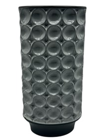 MODERN GRAY CERAMIC VASE 14"