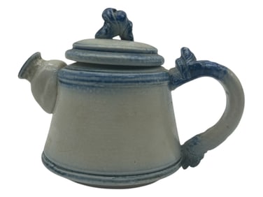 HANDMADE STONEWARE TEAPOT 5"