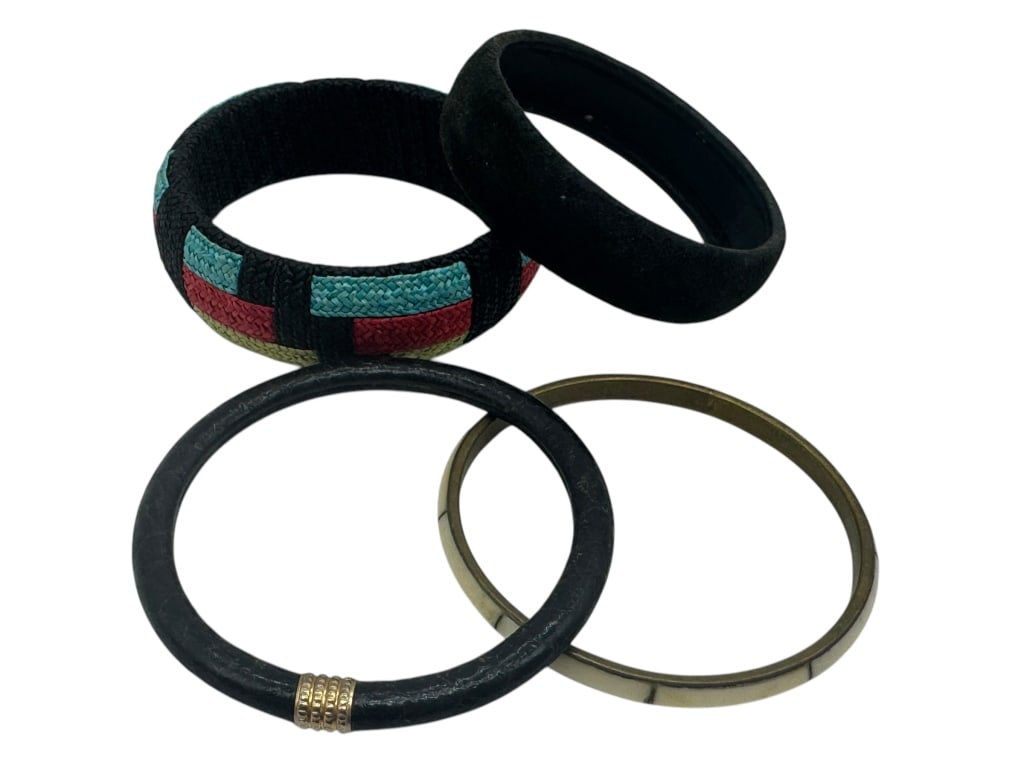 VINTAGE LOT OF BANGLE BRACELETS:  By bidding on this item, you are abiding by the terms and conditions for each auction. VINTAGE LOT OF BANGLE BRACELETS