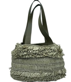 LALO WOVEN STRAW TOTE STYLE HANDBAG