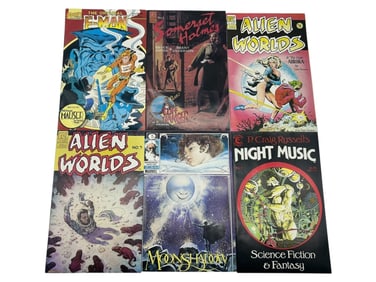 VINTAGE INDIE SCI-FI & FANTASY COMIC LOT