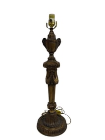 VINTAGE NEOCLASSICAL STYLE TABLE LAMP 25"