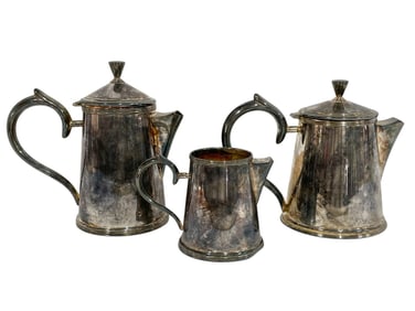 3 PIECE SILVER PLATED TEA SERVICE
