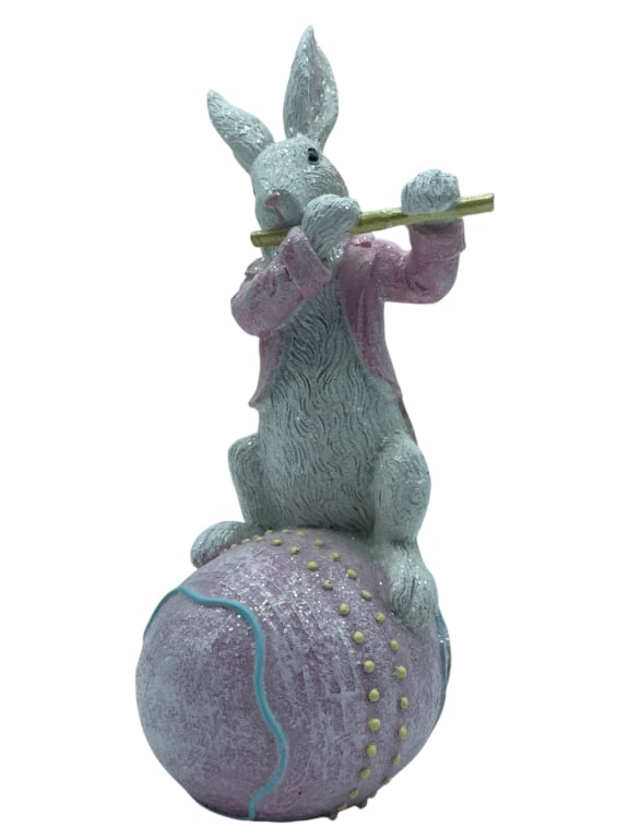 WHIMSICAL EASTER BUNNY FIGURINE, 12.5" (1 of 5)