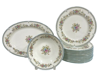 MIKASA FLOWER MIST BONE CHINA SET
