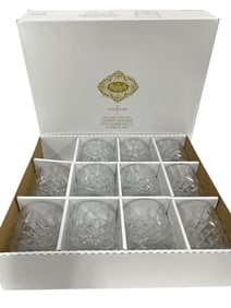 SHANNON CRYSTAL BY GODINGER SET OF 11 GLASSES