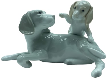 FRANKLIN MINT PLAYFUL MOMENT PORCELAIN FIGURINE