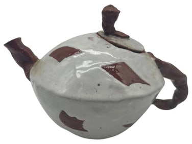 HANDMADE STUDIO POTTERY TEAPOT 5"