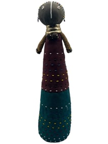 ZULU BEADED FERTILITY DOLL 19"