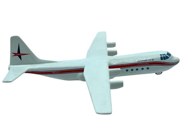 LOCKHEED L-100-30 HERCULES CERAMIC DECANTER 18"
