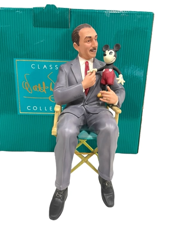 WDCC WALT DISNEY & MICKEY MOUSE FIGURINE 2001 (1 of 10)