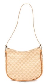 CELINE VINTAGE SHOULDER HOBO MACADAM